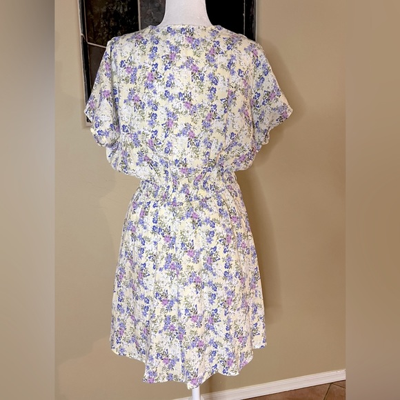 FRNCH Paris Floral Print Romantic Dress Size Medium - Picture 3 of 9